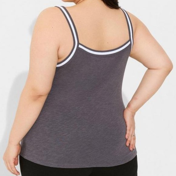❤️NWT VINTAGE TORRID VARSITY TANK - "55" GRAPHIC SUPER SOFT SLEEVELESS PLUS SIZE - Picture 2 of 11